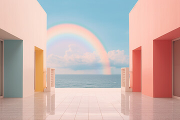 Fototapeta premium door to the sea