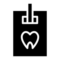 Obraz premium tooth glyph 