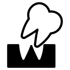 Obraz premium tooth dualtone 