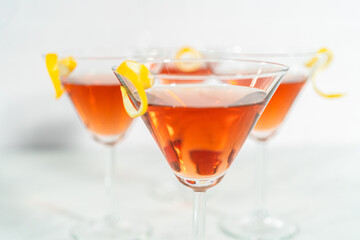 Cosmopolitan cocktail