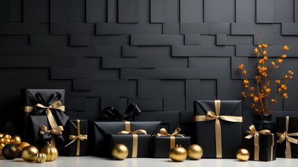 Obraz premium Black Friday, background, sale, banner. Generative AI