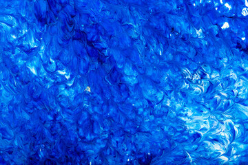 Blue paint texture background blue color