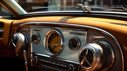 Nostalgic Sound Systems for Classic Vehicles. Generative Ai