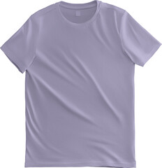 Mockup male Violet laid out t-shirt canvas bella, png, front view