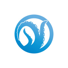 Octopus logo template vector icon