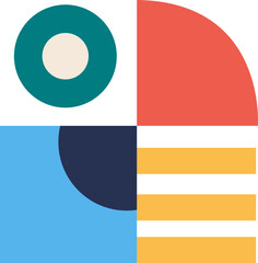 Abstract Bauhaus Shape
