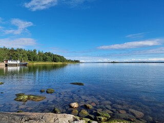 lake and sky