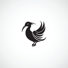 Duck icon illustration logo design