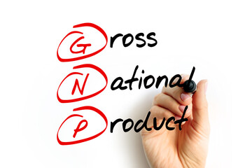 GNP Gross National Product - total market value of the final goods and services produced by a...