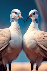 two birds on a fence