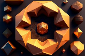 abstract orange background