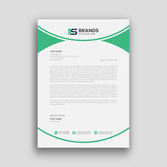 Professional creative simple Business and corporate modern letterhead template design