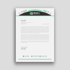 Professional creative simple Business and corporate modern letterhead template design
