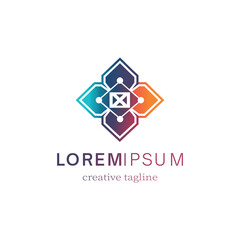 vector colorful logo template