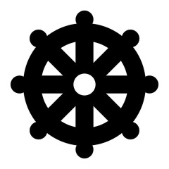 dharma glyph icon