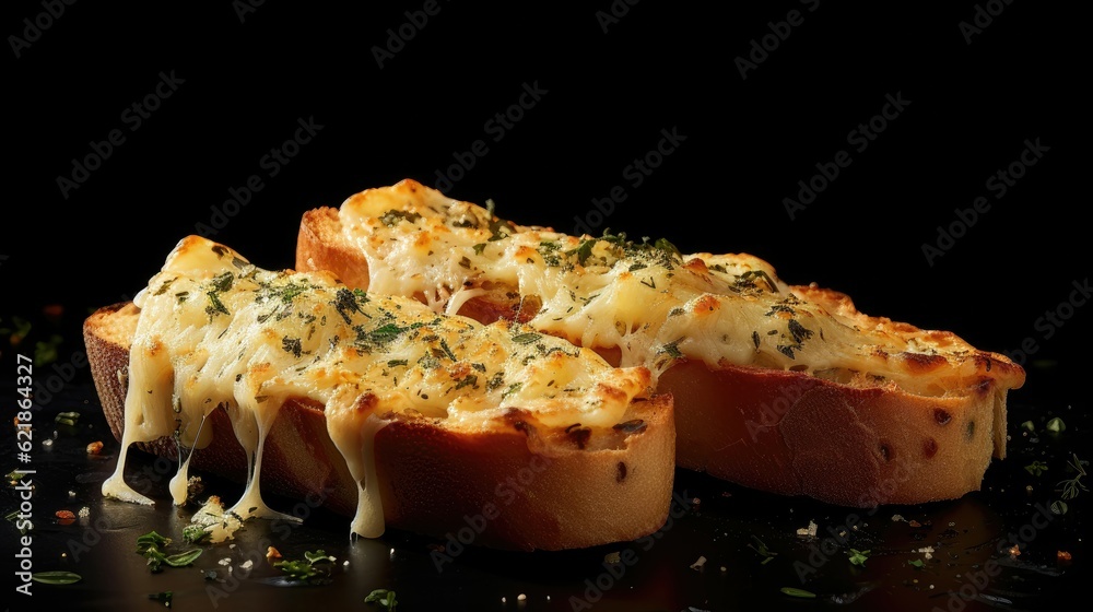 Wall mural garlic bread