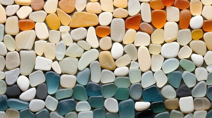 pile of colorful stones