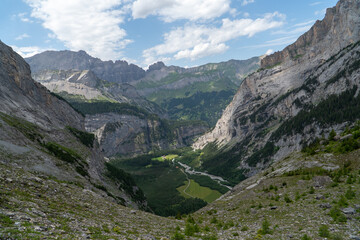 Gasterntal in a remote part of Kanton Bern in Switzerland