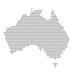 Map of the country of Australia with football soccer icons on a white background
