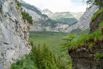 Fototapeta na wymiar Gasterntal in a remote part of Kanton Bern in Switzerland