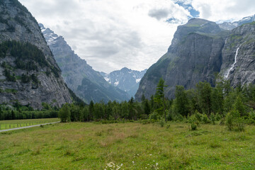 Gasterntal in a remote part of Kanton Bern in Switzerland