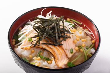 トラウトサーモンの茶漬け