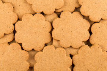 Gingerbread star cookies