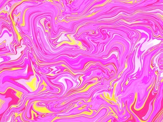 Abstract Liquid Gradient Background Acrylic Art Magenta Pink