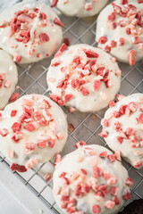 Peppermint White Chocolate Cookies