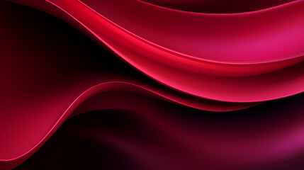 Fototapeta premium Abstract Dark Red curve shapes background. luxury wave. Smooth and clean subtle texture creative design. Suit for poster, brochure, presentation, website, flyer. vector abstract design element