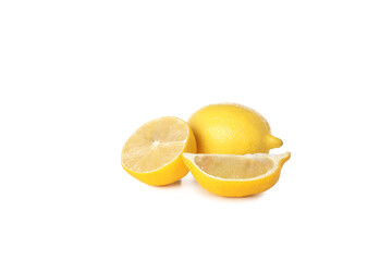 PNG, citrus fruit - delicious lemon, isolated on white background