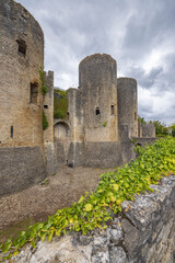 Villandraut castle (Chateau de Villandraut) Gironde departement, Aquitaine, France