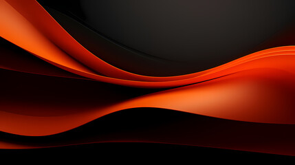 Fototapeta premium Abstract Orange curve shapes background. luxury wave. Smooth and clean subtle texture creative design. Suit for poster, brochure, presentation, website, flyer. vector abstract design element