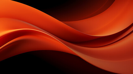 Abstract Orange curve shapes background. luxury wave. Smooth and clean subtle texture creative design. Suit for poster, brochure, presentation, website, flyer. vector abstract design element