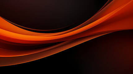 Fototapeta premium Abstract Orange curve shapes background. luxury wave. Smooth and clean subtle texture creative design. Suit for poster, brochure, presentation, website, flyer. vector abstract design element