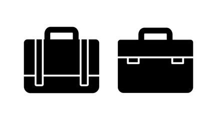Briefcase icon vector. Portfolio vector icon. suitcase icon