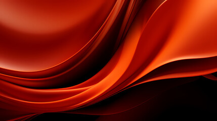 Abstract Orange curve shapes background. luxury wave. Smooth and clean subtle texture creative design. Suit for poster, brochure, presentation, website, flyer. vector abstract design element