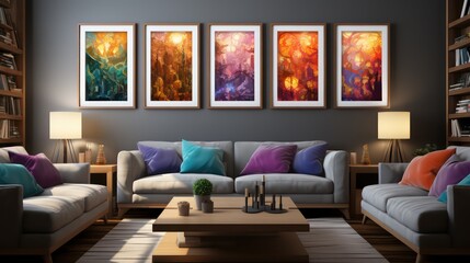 Gaming Art Gallery Showcase Your Favorite Games with Framed Artwork, Posters, and Illustrations
