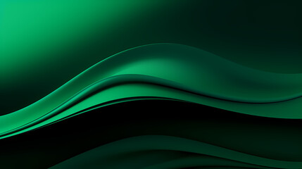 Abstract Dark Green curve shapes background. luxury wave. Smooth and clean subtle texture creative design. Suit for poster, brochure, presentation, website, flyer. vector abstract design element