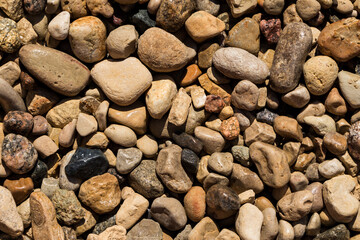 Wet Stone Pebbles Texture Or Stone Pebbles Background For Design