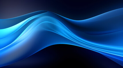 Fototapeta premium Abstract Dark Blue curve shapes background. luxury wave. Smooth and clean subtle texture creative design. Suit for poster, brochure, presentation, website, flyer. vector abstract design element