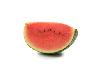 PNG, fresh and juicy summer fruit - watermelon isolated on white background