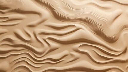 Fototapeta premium Desert dunes aerial view with copy space