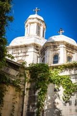 Obraz premium garden of saint anne's church, jerusalem, old city, church, israel, middle east