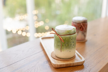 Matcha Latte in small mug