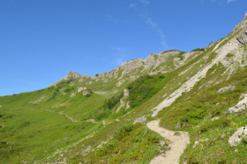 Fototapeta na wymiar In den Allgäuer Alpen