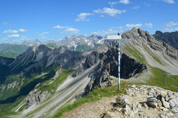 Auf der Walser Hammerspitze