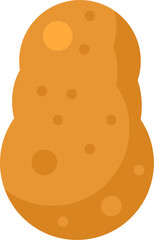 Flat Vegetable Potato Icon