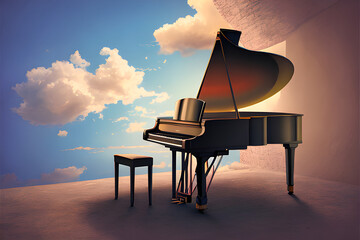 piano in the sky