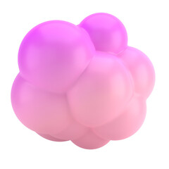 3d shape Abstract liquid with spherical element. realistic illustration of fluid substance. Trendy banner or poster design. Futuristic background isolated transparent png